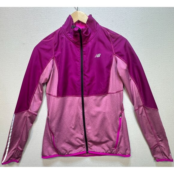 New Balance Jackets & Blazers - New Balance Women's Dry Running Athletic Zip-Up Jacket Size S Purple Long Sleeve